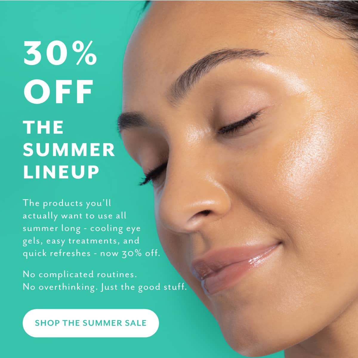 summer sale get 30 off the cooling depuffing firming skincare