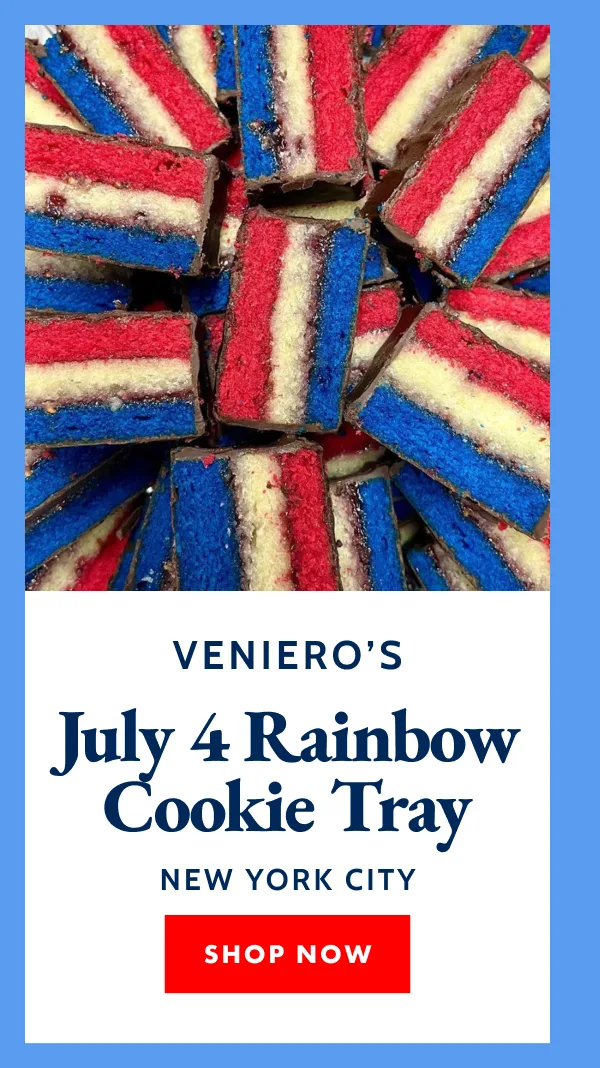 Veniero's America250 Rainbow Cookies