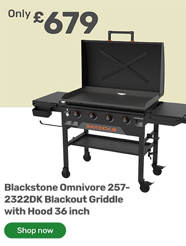 Blackstone Omnivore 257-2322DK Blackout Griddle with Hood 36 inch. £679