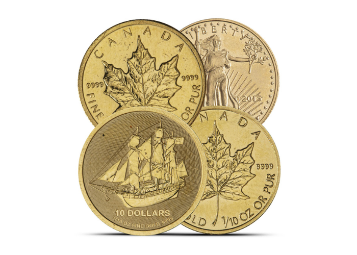 1/10 oz Gold Coin (Random Year, Varied Condition, Any Mint)
