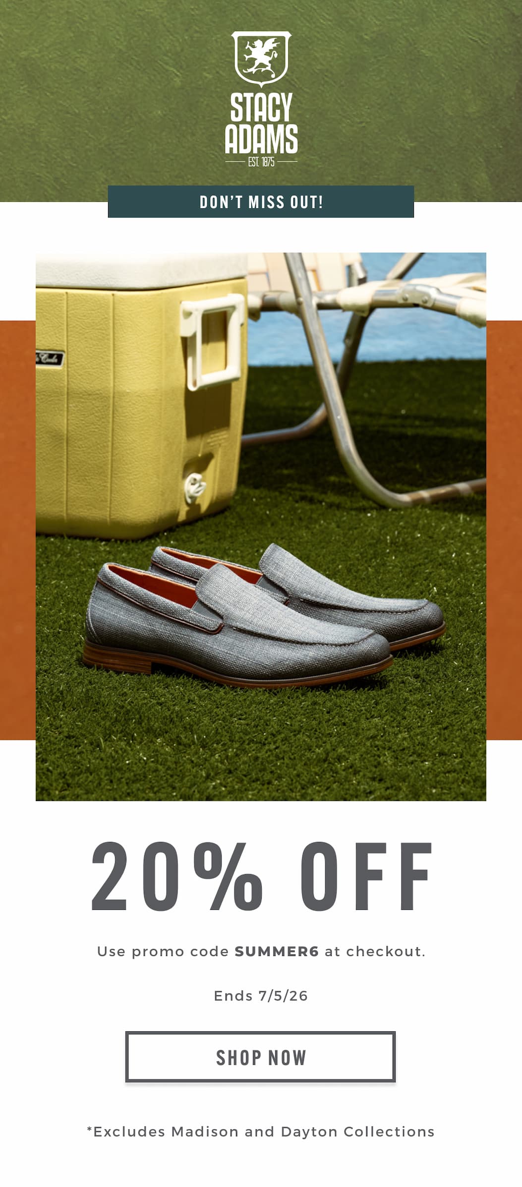 Take 20% off with promo code SUMMER6. Display images to learn more.