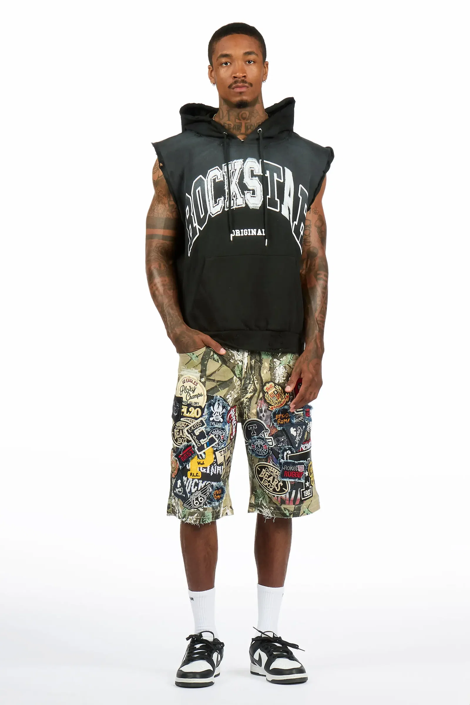 Image of Espen Tree Camo Denim Short