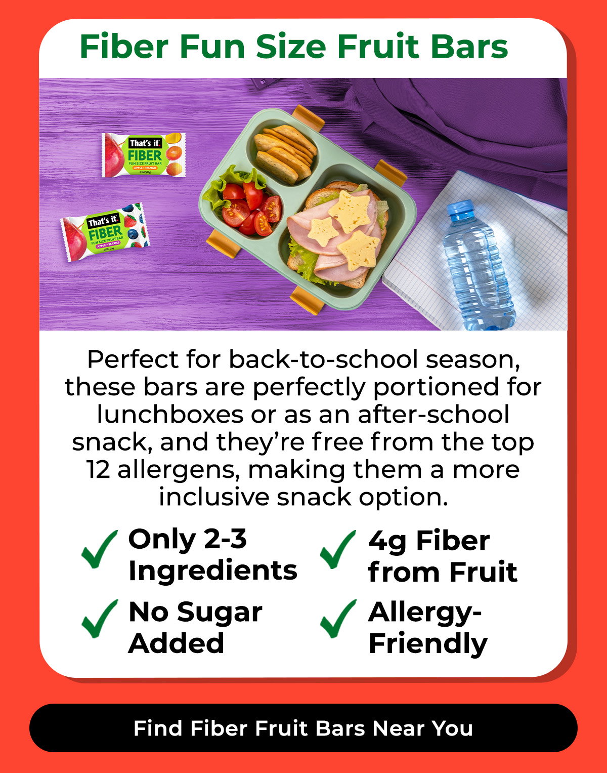 NEW Fiber Fun Size Fruit Bars Now at Target!