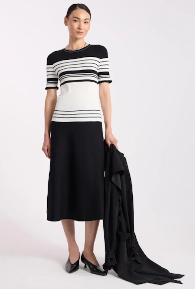 Arlie Stripe Knit Tee