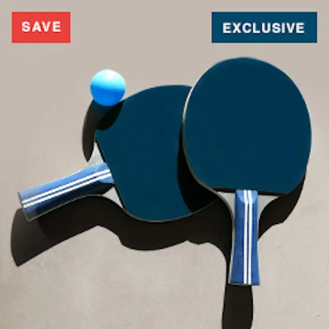 Printworks Portable Table Tennis Ping Pong Set