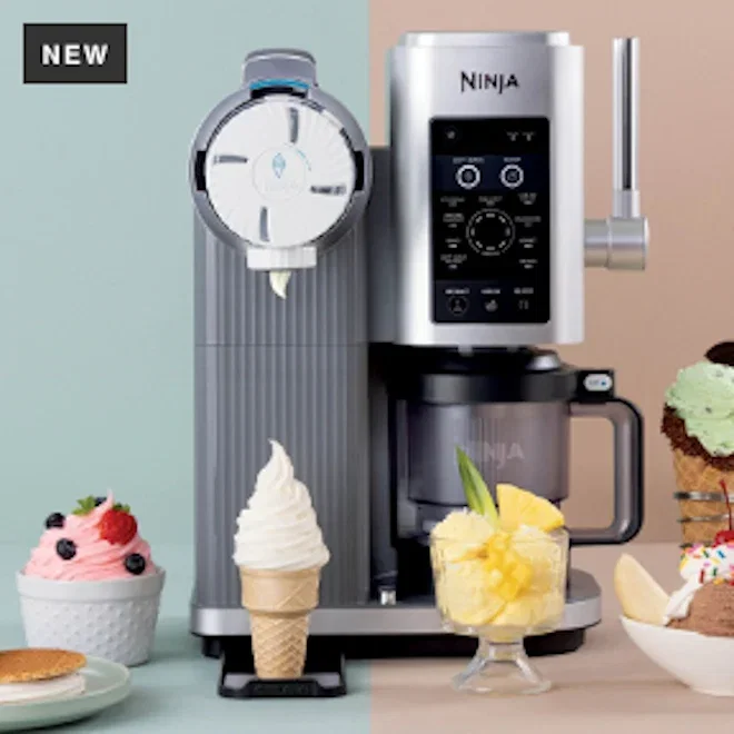 Ninja Creami 13-in-1 Scoop & Swirl Soft Serve and Ice Cream Maker