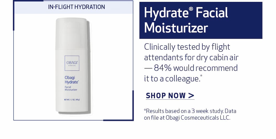 hydrate facial moisturizer. SHOP NOW