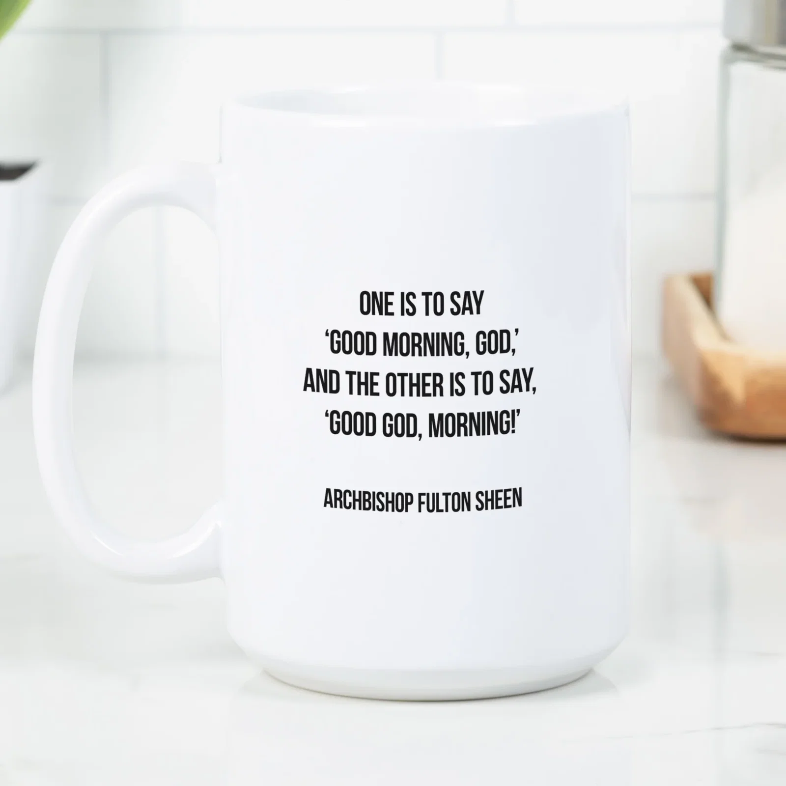 Good Morning God Mug