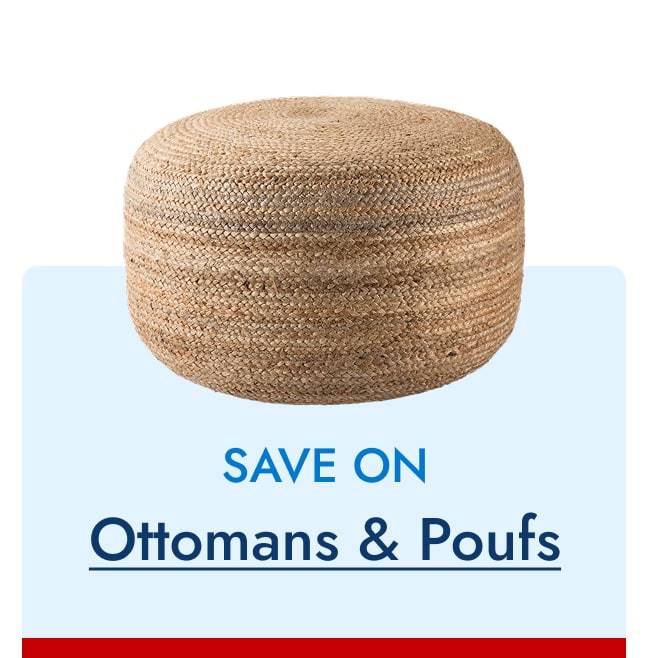 Save on Ottomans & Poufs