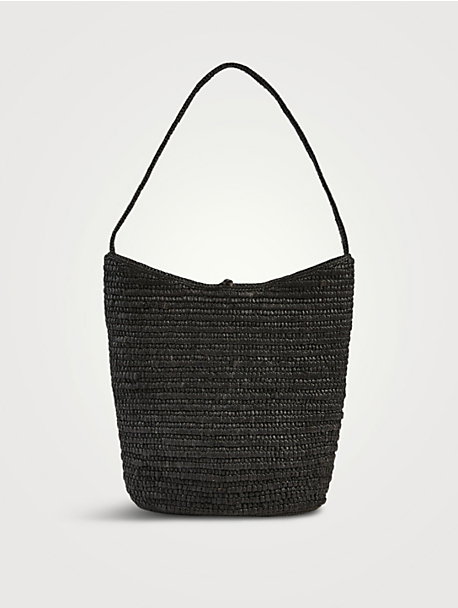 Alma Raffia Shoulder Bag