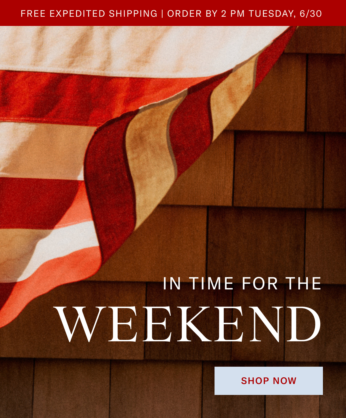 In Time For the Weekend