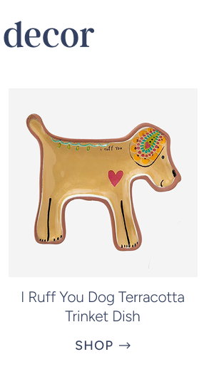 I Ruff You Dog Terracotta Trinket Dish