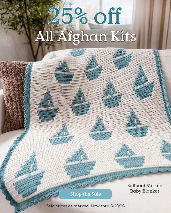 25% Off Afghan Kits