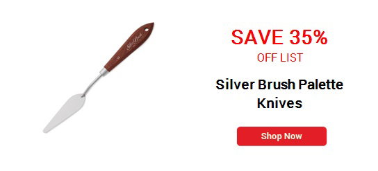 Silver Brush Palette Knives