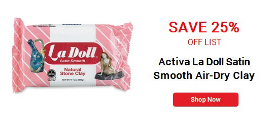 Activa La Doll Satin Smooth Air-Dry Clay