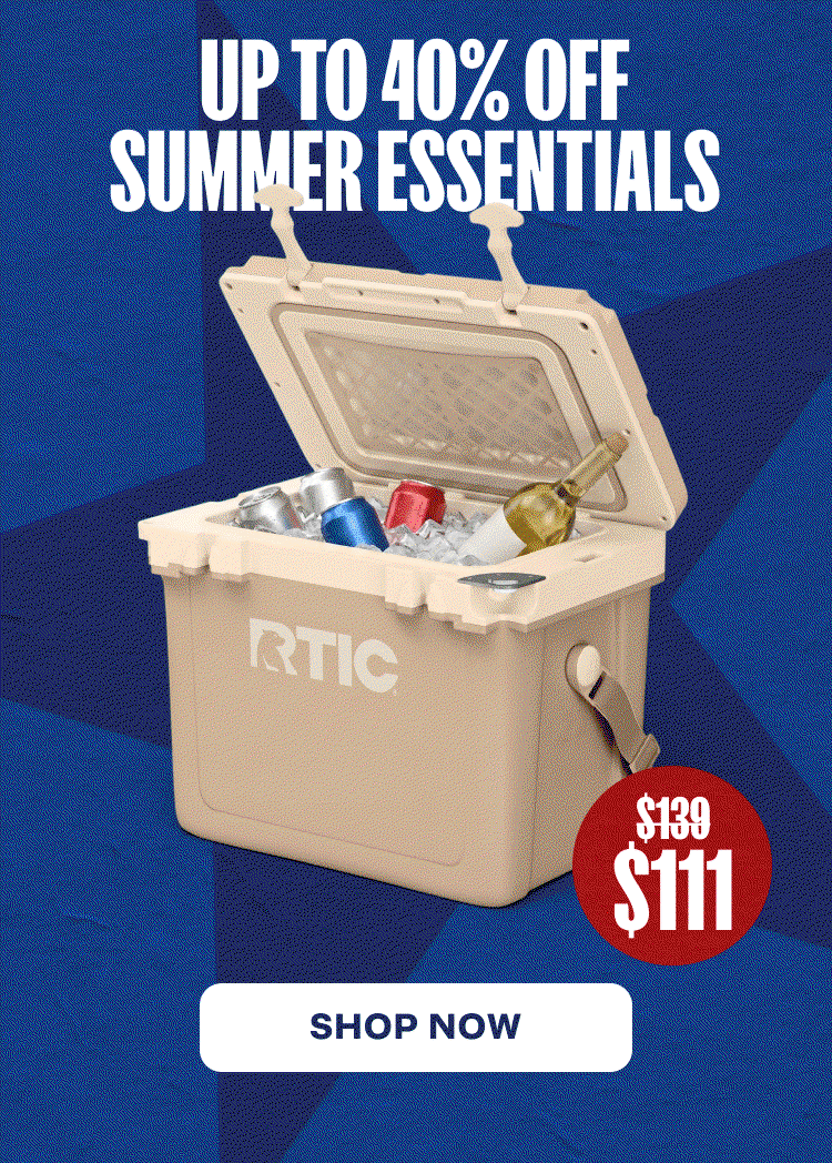 Up to 40% off summer essentials