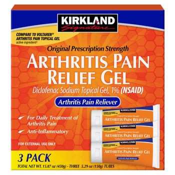 Kirkland Signature Arthritis Pain Relief Gel, Diclofenac Sodium Topical Gel 1%, 15.87 oz