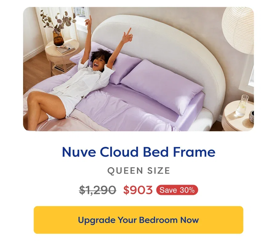 Nuve Cloud Bed Frame. Upgrade Your Bedroom Now.