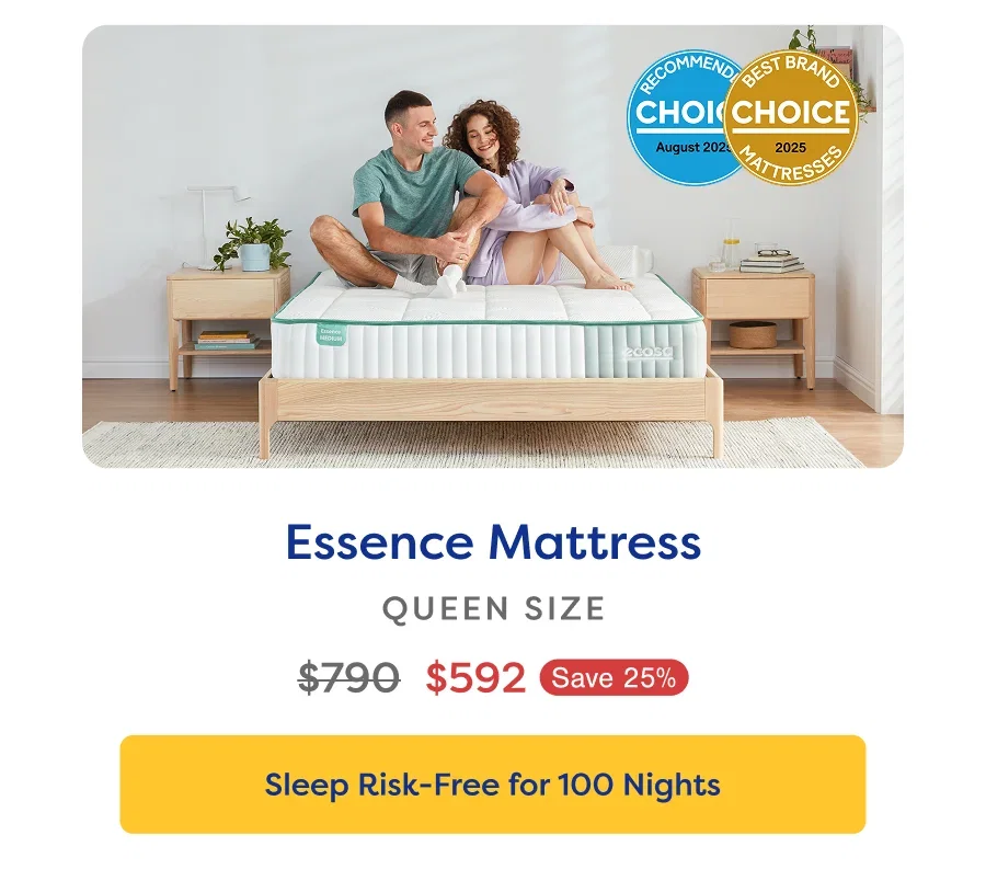 Essence Mattress. Sleep Risk-Free for 100 Nghts