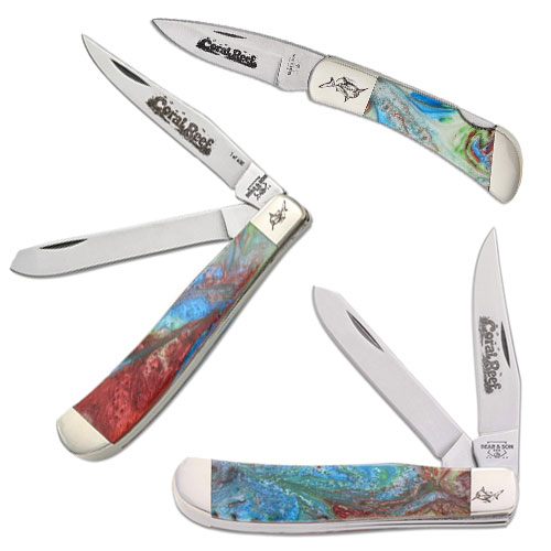 Bear & Son Limited Edition Coral Reef Pocket Knives