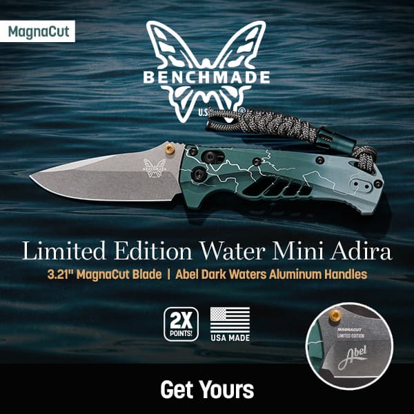 Benchmade Limited Edition Water Mini Adira AXIS Lock Folding Knife