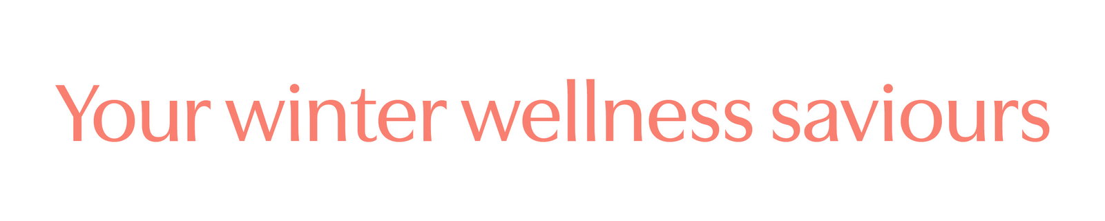Your winter Wellness saviors. Shop all Supplements