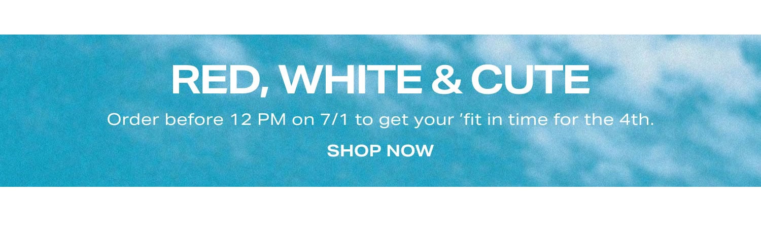 Shop Red, White & Cute