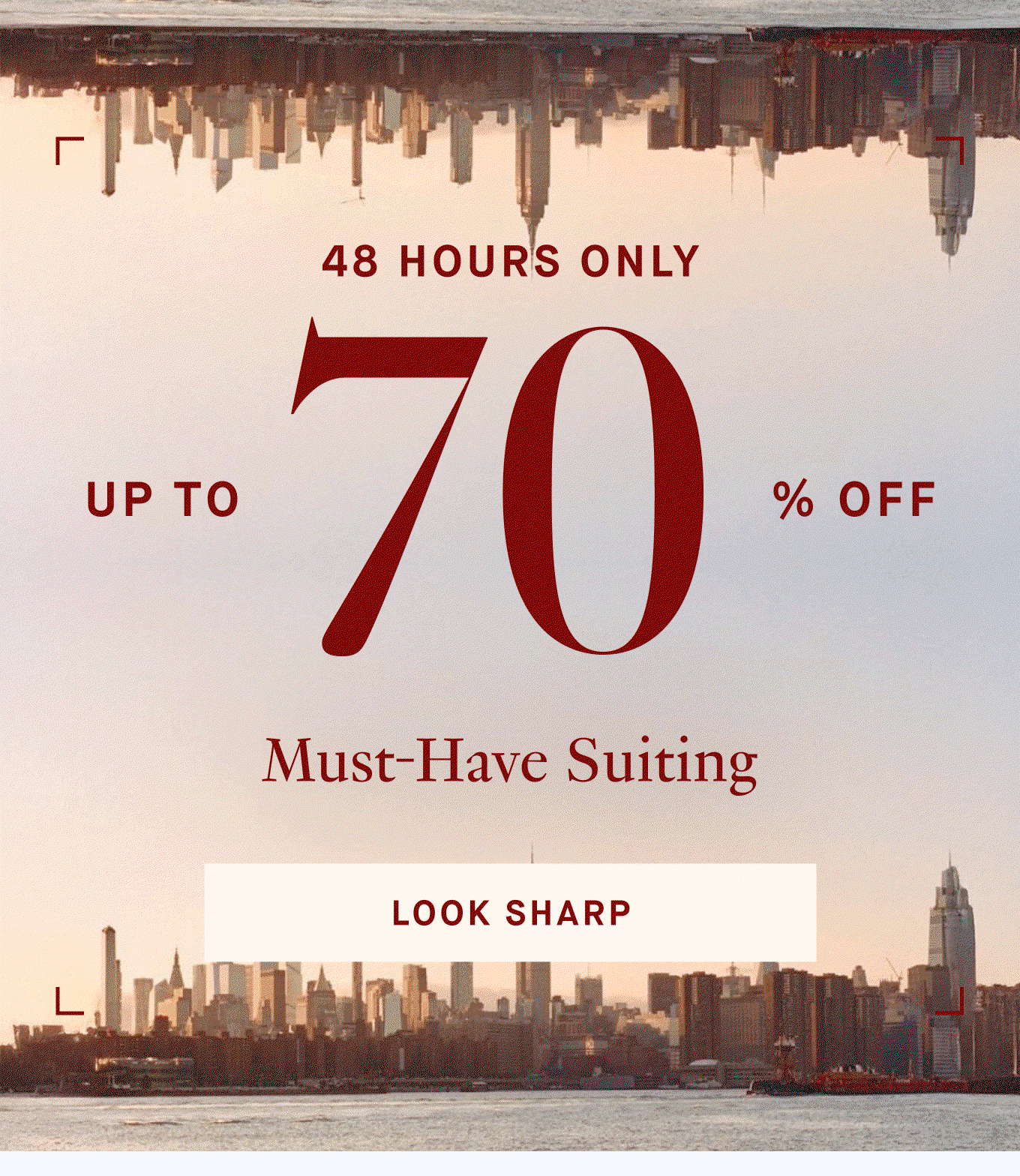 48 hours only - Up to 70% off