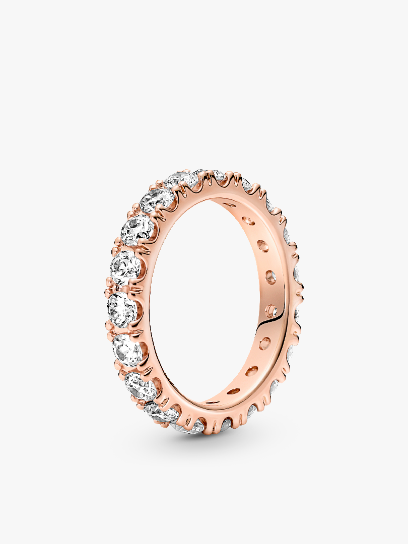 Sparkling Row Eternity Ring