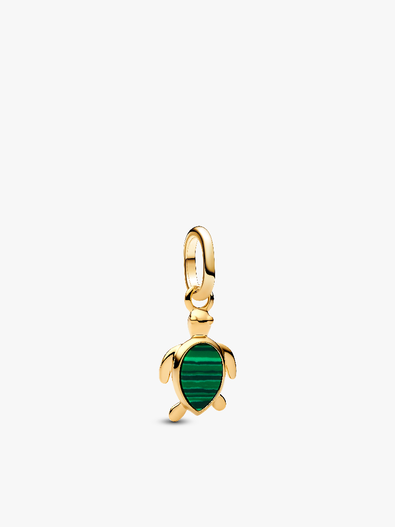 Green Turtle Mini Dangle Charm