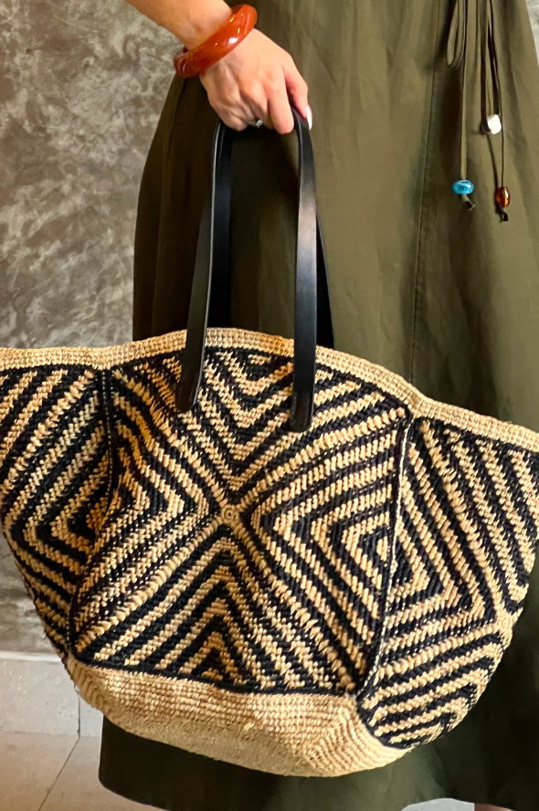 Soleil Raffia Tote