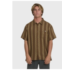 Sundays Jacquard Short Sleeve Woven Shirt