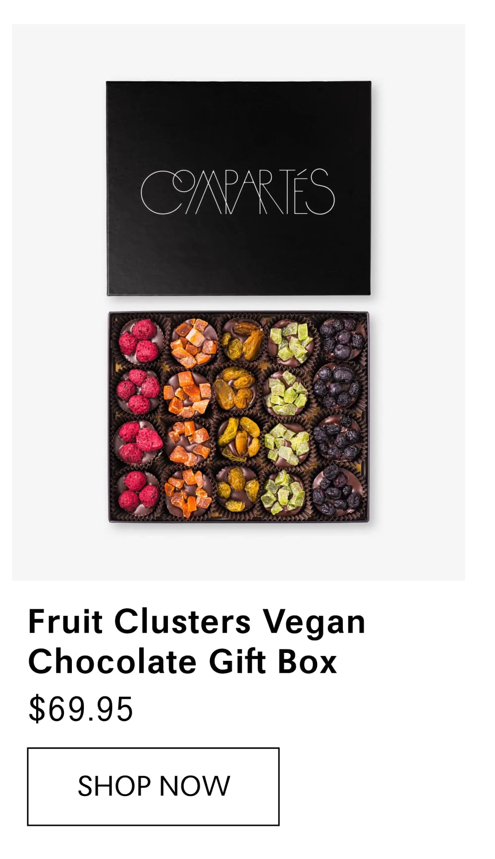 Fruit Clusters Vegan Chocolate Gift Box
