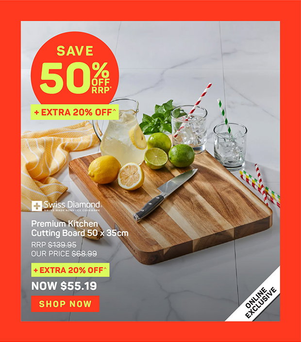 Swiss Diamond Premium Kitchen Cutting Board 50 x 35cm