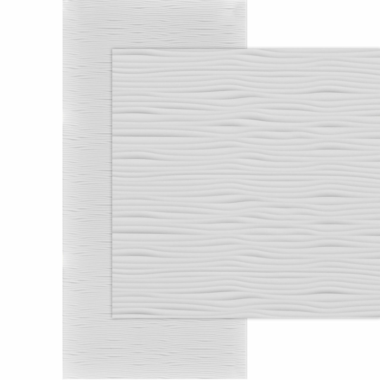 Image of Mojave Horizontal MirroFlex 4x8 / 4x10 Glue Up PVC 3D Wall Panels