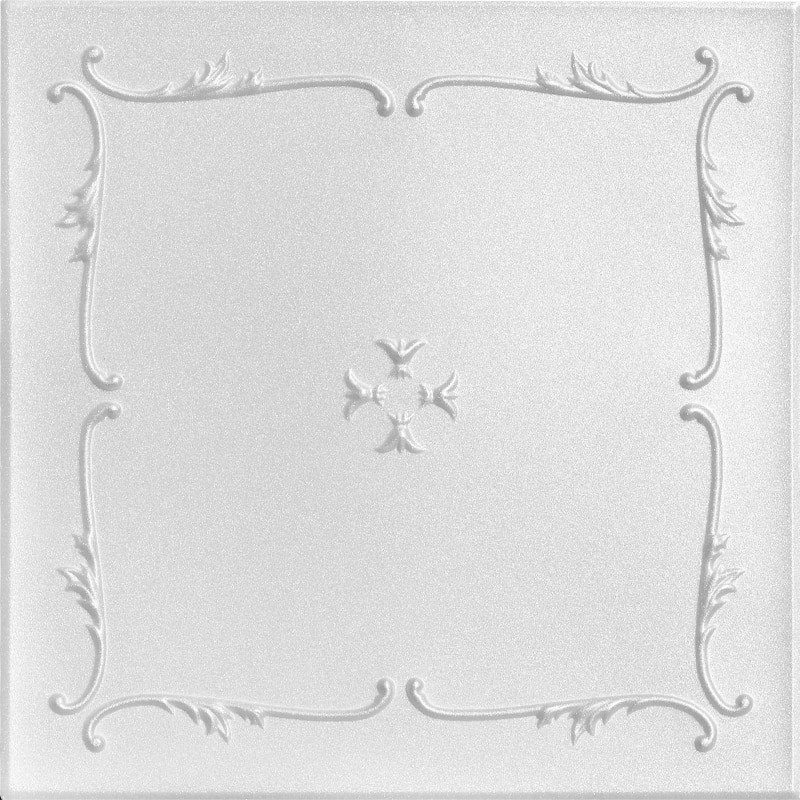Image of Spring Buds 20 in x 20 in Glue-up Styrofoam Ceiling Tile Pack - #R05