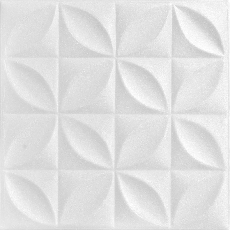 Image of Perceptions 20 in x 20 in Glue-up Styrofoam Ceiling Tile Pack - #R103