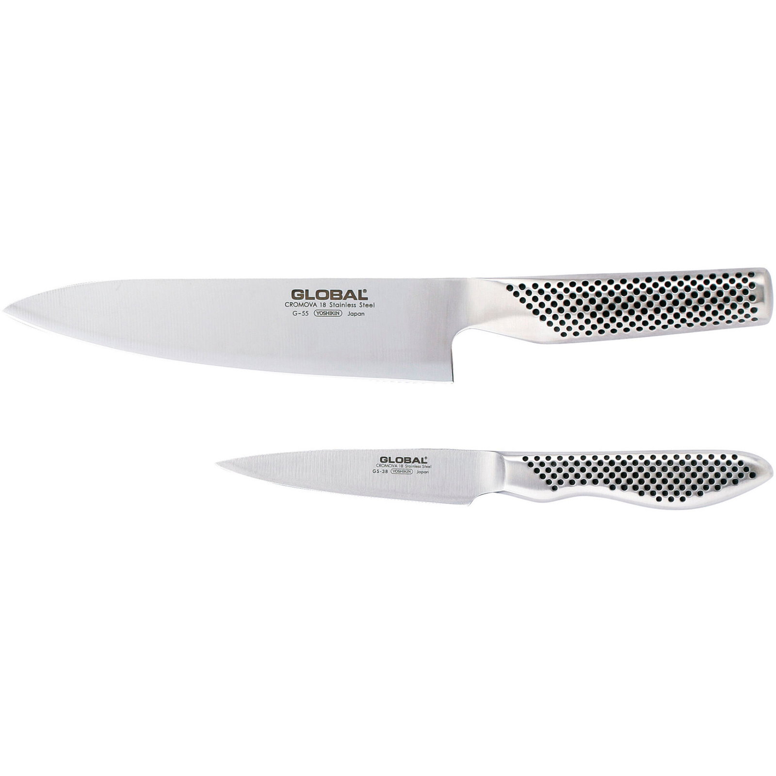 Global knivset G-5538 med G-55 samt GS-38