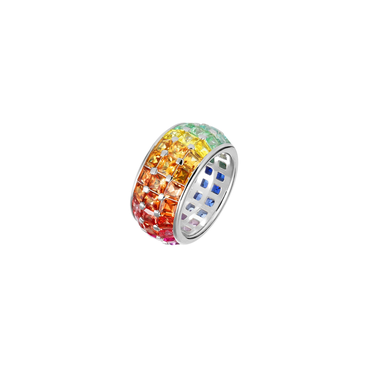 Rainbow Dome Ring