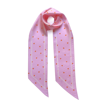 Hearts Silk Scarf