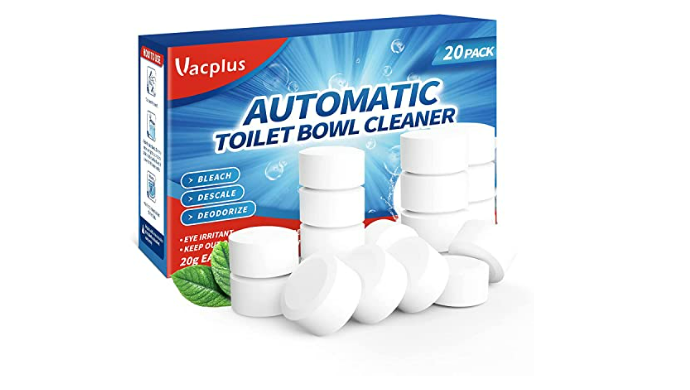 Vacplus Toilet Bowl Cleaner Tablets 20 PACK