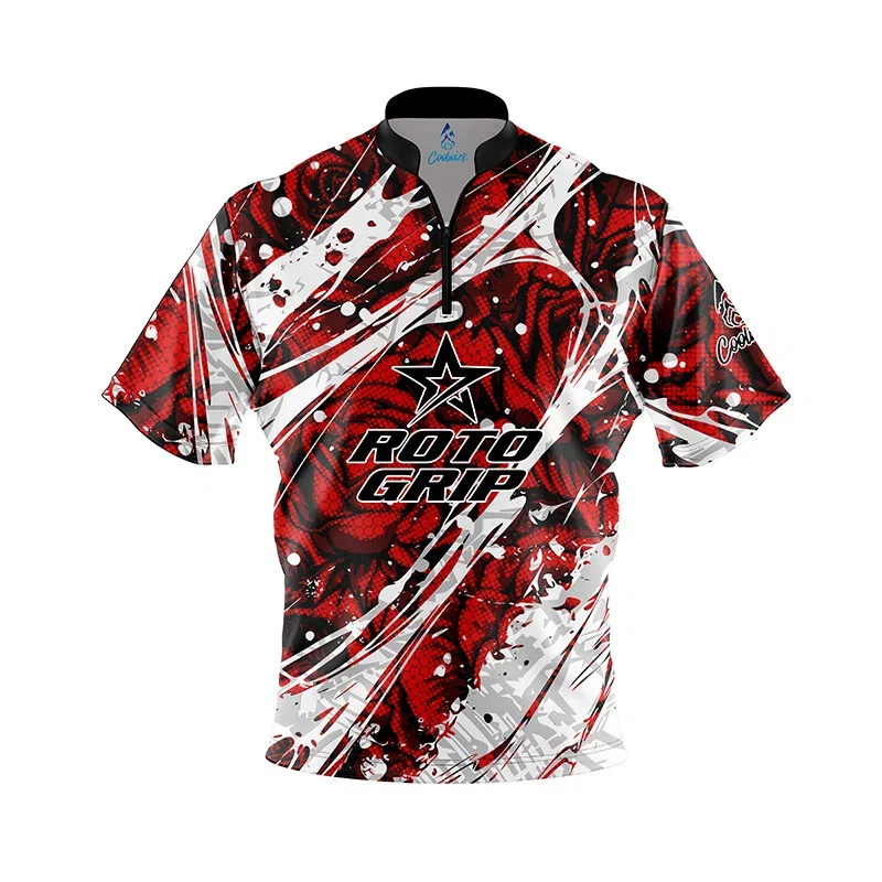 Image of Roses Are Red Fast Track CoolWick Bowling Jersey - Roto Grip