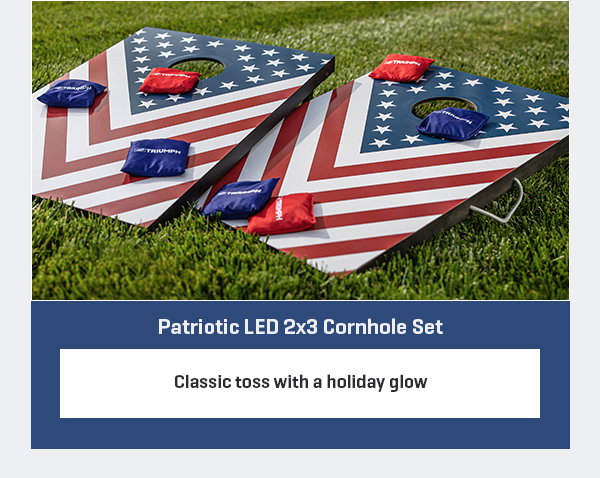 Patriotic LED 2x3 Cornhole Set