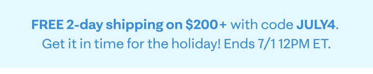 Free 2-Day Shipping