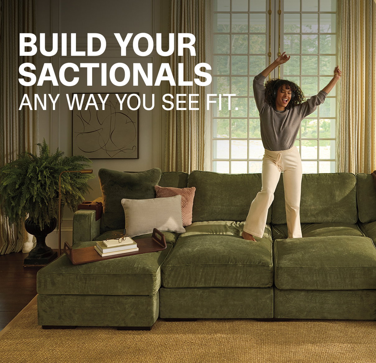 Build Your Sactionals Any Way You See Fit