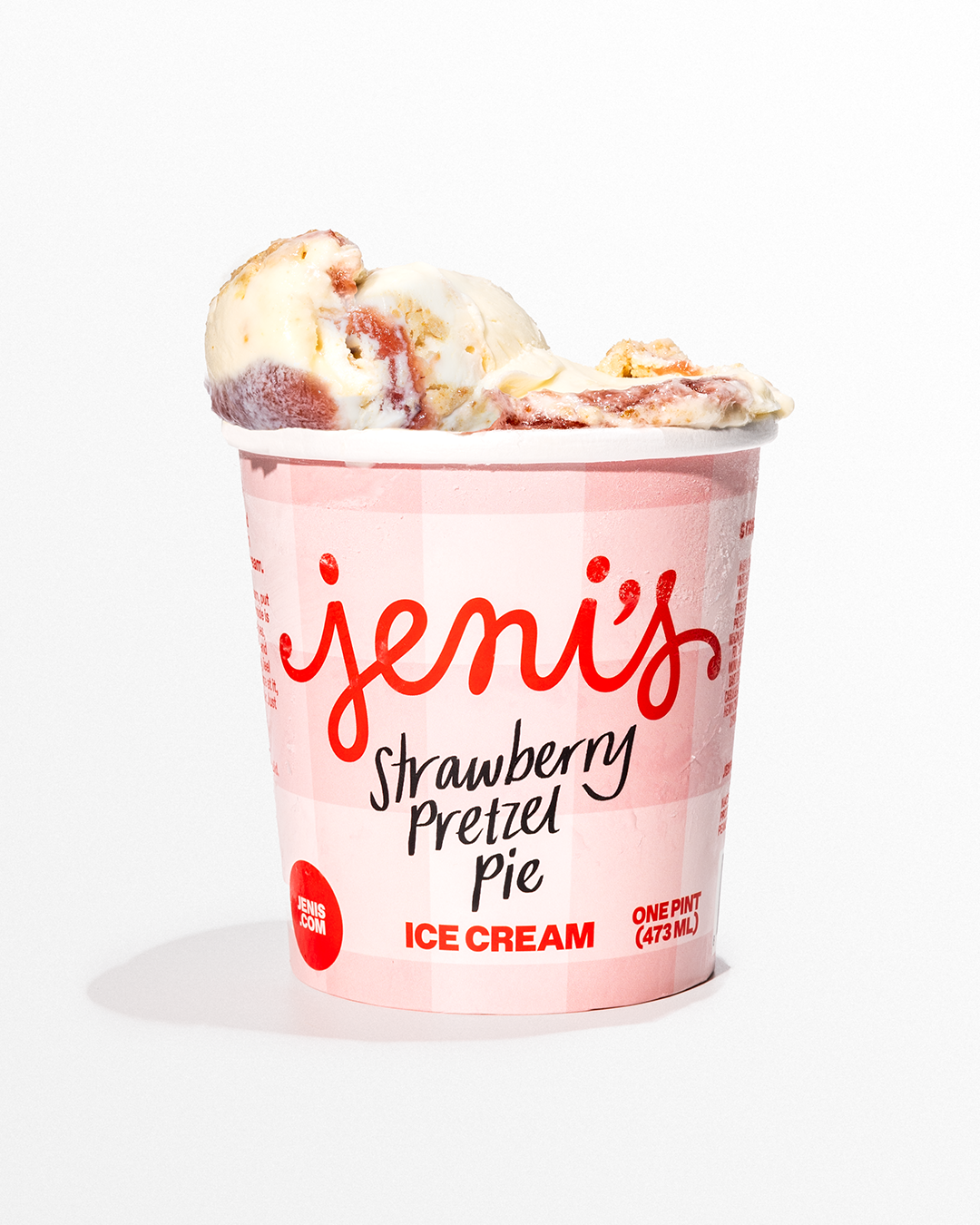 Strawberry Pretzel Pie ice cream