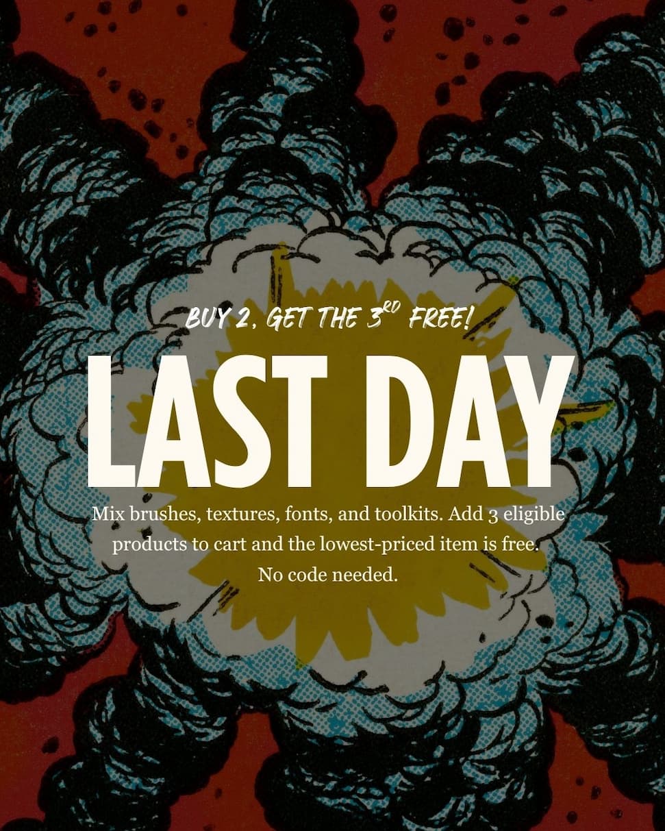 Last Day: Buy 2, Get the 3rd Free