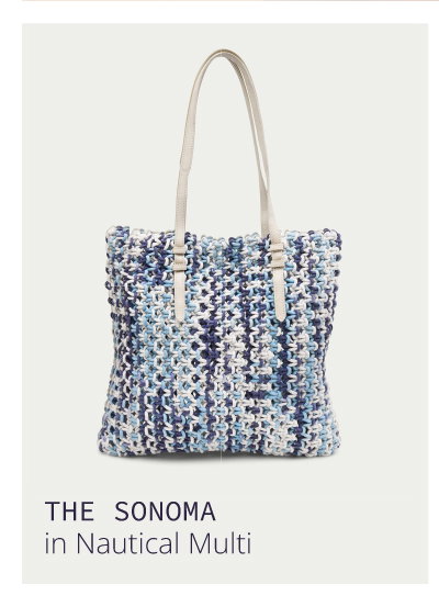 The Sonoma Tote in Nautical Multi