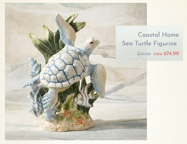 Coastal Home Sea Turtle Figurine - now $74.99