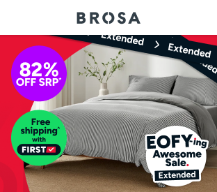 Brosa Stonewashed Cotton Reversible Striped Quilt Cover Set (Queen) Product Image